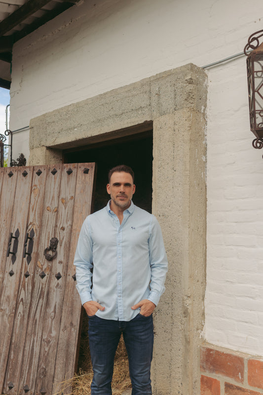 Camisa Oxford Celeste - Classic Fit