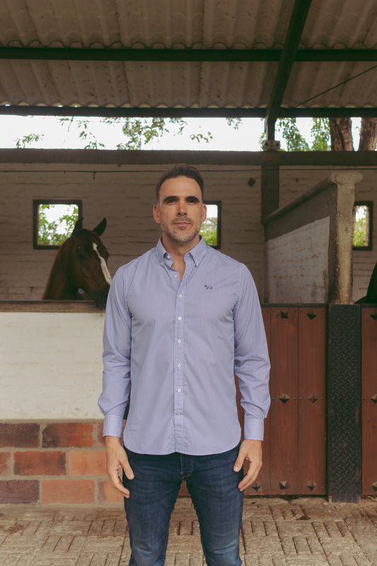 Camisa Rayas Azules - Classic Fit
