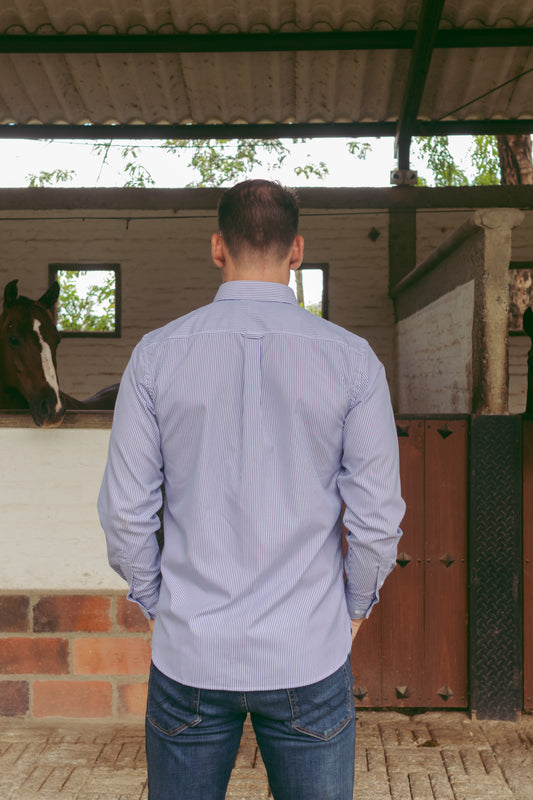 Camisa Rayas Azules - Classic Fit